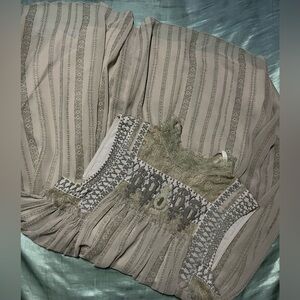 Free People Penny Georgette Babylon Mini Dress